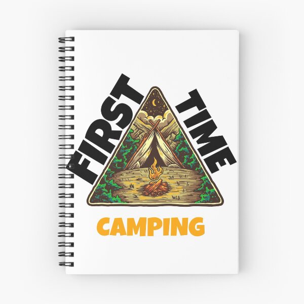 Item preview, First time camping - king of mountain, camping is my retirement plan, camping dad,  designed and sold by mr&mrsmalik malik.