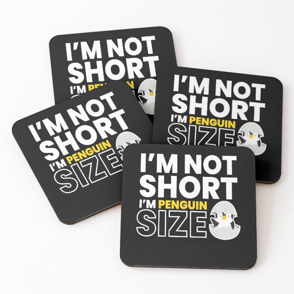 Item preview, I Am Not Short Penguin Snow Bird designed and sold by MooonTees.