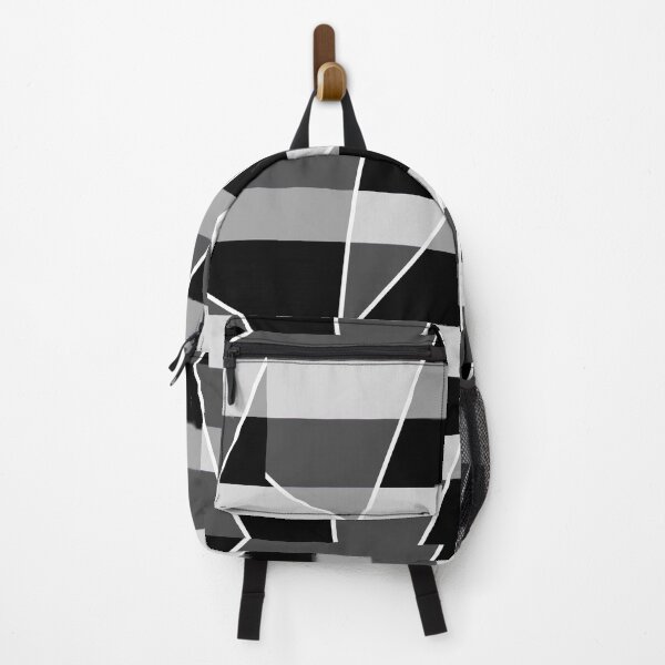Item preview, Geometric lines, grey and black, with white lines designed and sold by tropicalhen133.