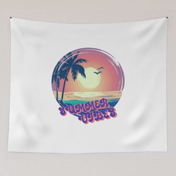 Item preview, Vintage Sunset Summer Vibes designed and sold by laiwole.