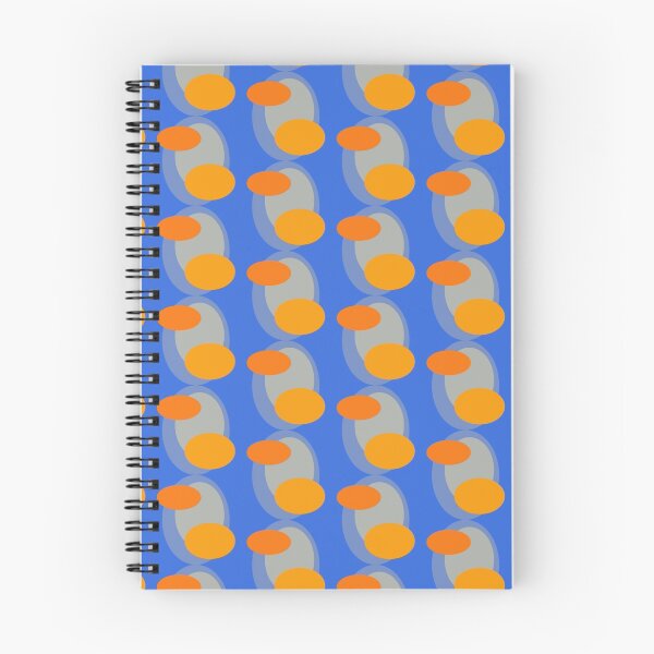 Item preview, 70s style pattern - blue and orange designed and sold by retroholic.