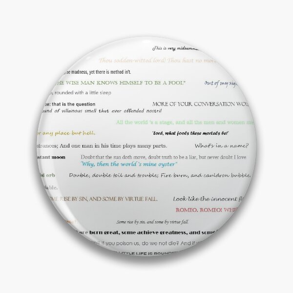 Item preview, Shakespeare Quotes designed and sold by margokev.