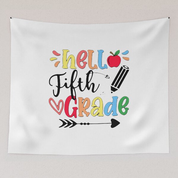 Item preview, Hello Teacher Come Back To School – Fifth Grade designed and sold by Tuckerstyle.