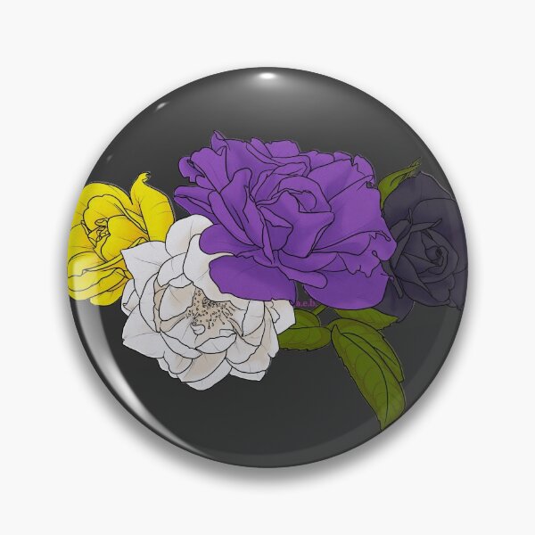 Item preview, Nonbinary Pride Roses designed and sold by an evening botanist.