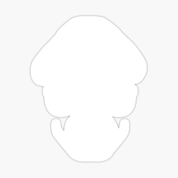 Big Zad (White) Sticker