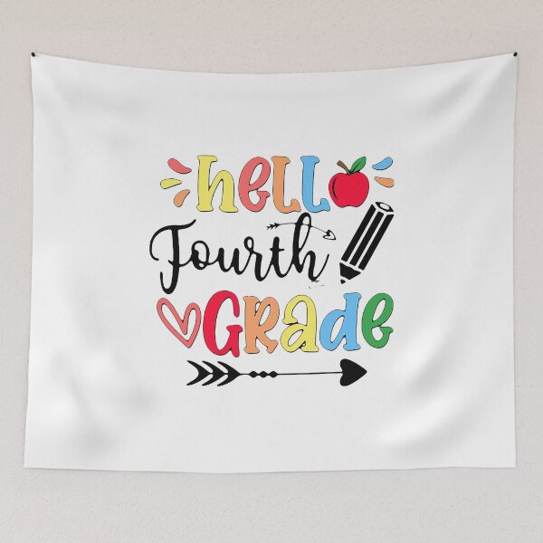 Item preview, Hello Teacher Come Back To School – Fourth Grade designed and sold by Tuckerstyle.