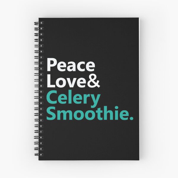 Item preview, Peace Love & Celery Smoothie Text Base Design Warm Green Colour designed and sold by Babadollcraft.