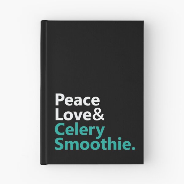 Item preview, Peace Love & Celery Smoothie Text Base Design Warm Green Colour designed and sold by Babadollcraft.