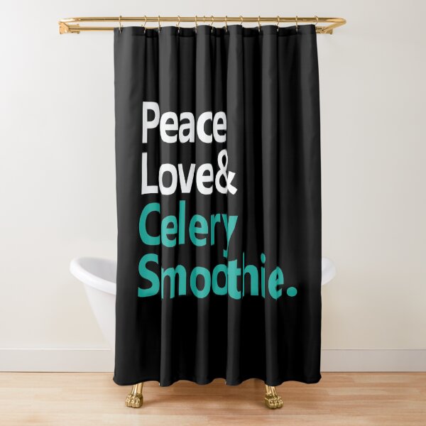 Item preview, Peace Love & Celery Smoothie Text Base Design Warm Green Colour designed and sold by Babadollcraft.