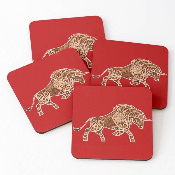Item preview, Bull Mandala Paper Cutout designed and sold by KrisSidDesigns.