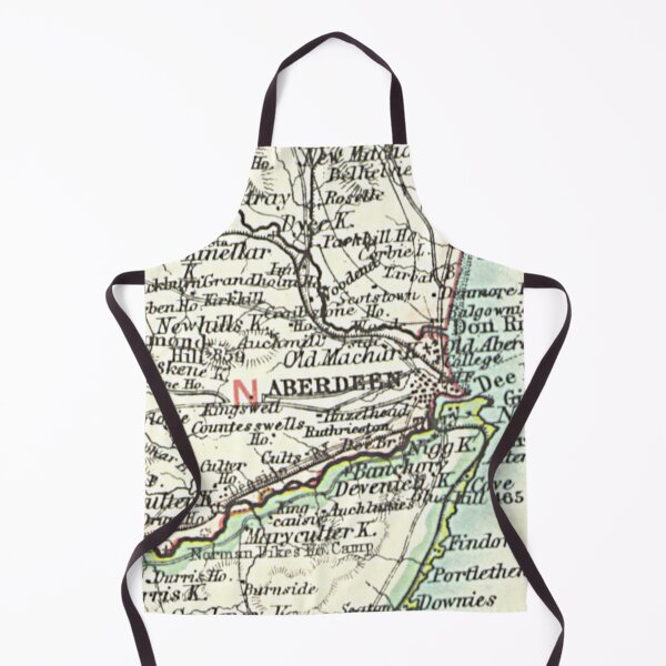 Item preview, ABERDEEN & surrounding area map 1899 designed and sold by yourscotland.