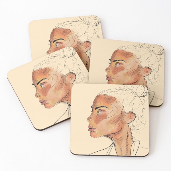 Item preview, strong woman profile designed and sold by plantificant.