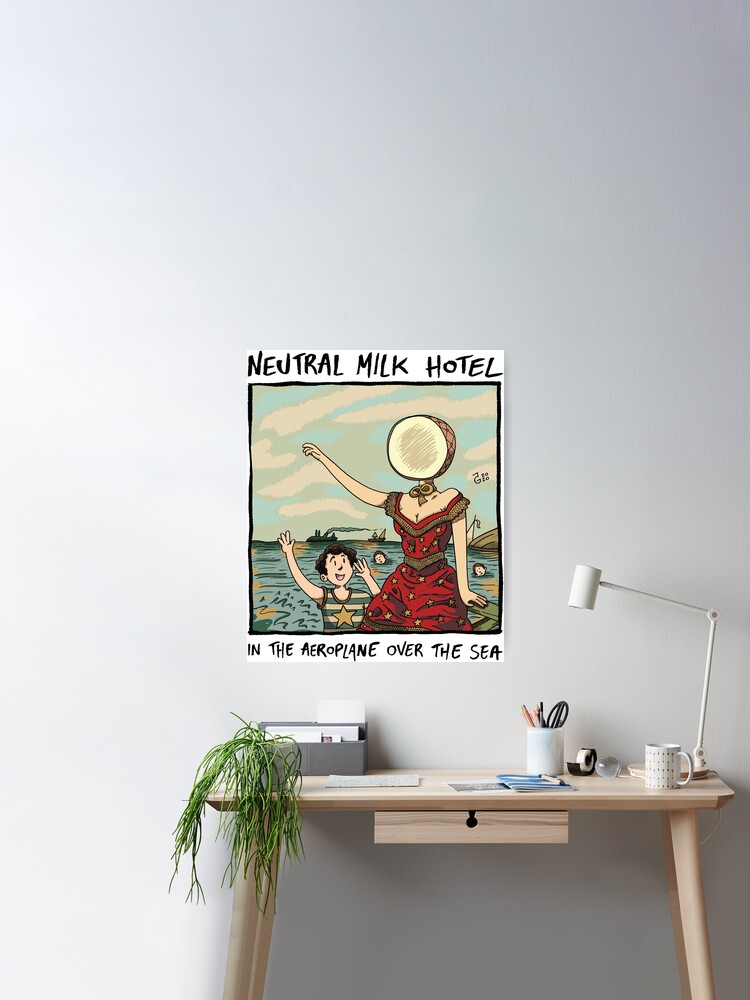 Neutral Milk Hotel - In The Aeroplane Over The Sea Yoga Mat by Bung Diem Vo  - Fine Art America