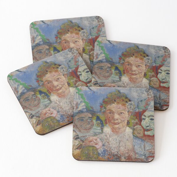 Item preview, Old Woman with Masks (Theatre of Masks)-James Ensor designed and sold by LexBauer.