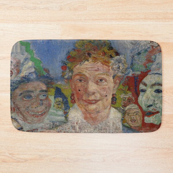 Item preview, Old Woman with Masks (Theatre of Masks)-James Ensor designed and sold by LexBauer.