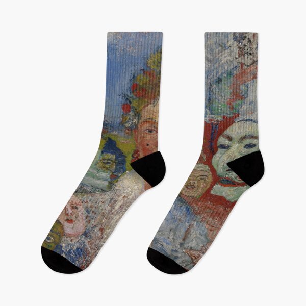 Item preview, Old Woman with Masks (Theatre of Masks)-James Ensor designed and sold by LexBauer.