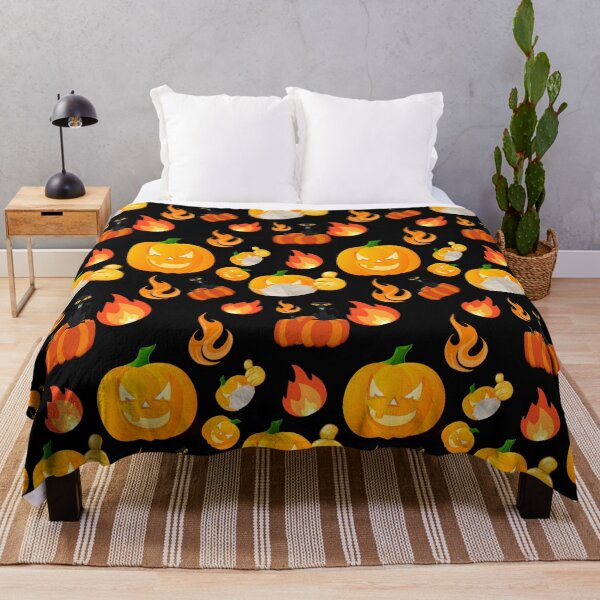 Item preview, Halloween symbols seamless pattern designed and sold by adamtepl.