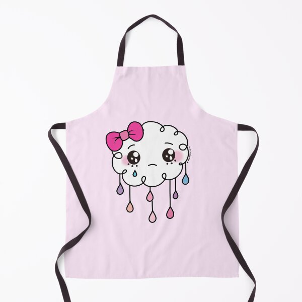 Item preview, sad cloud raindrops, crying cloud, cute kawaii cloud rain designed and sold by princessmi-com.
