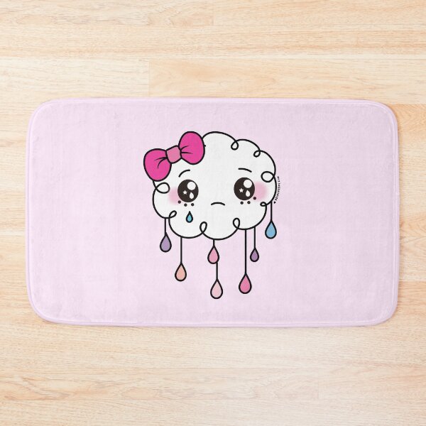 Item preview, sad cloud raindrops, crying cloud, cute kawaii cloud rain designed and sold by princessmi-com.