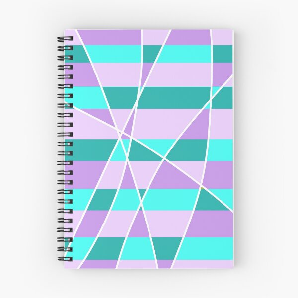 Item preview, Geometric striped pattern, blue and purple designed and sold by tropicalhen133.