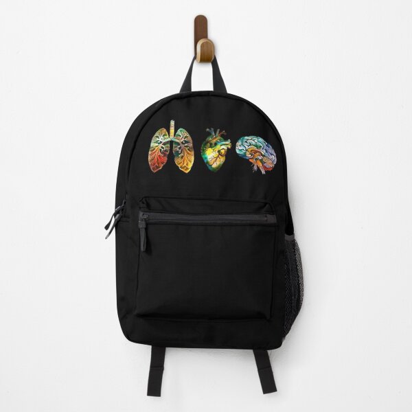 Item preview, colorful set of human organ, roses, flowers, lungs, heart and brain designed and sold by Collagedream.