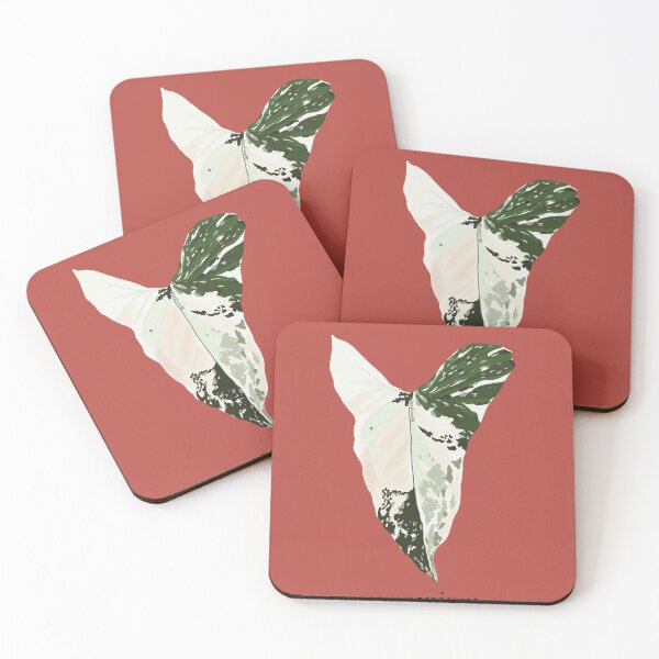 Item preview, Syngonium Variegata Leaf Leaf Art Print designed and sold by plantificant.