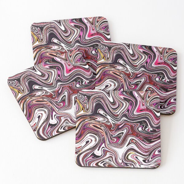 Item preview, Pink Abstract Liquid designed and sold by Flydea.