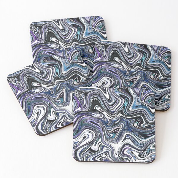Item preview, Blue & Purple Abstract Liquid designed and sold by Flydea.