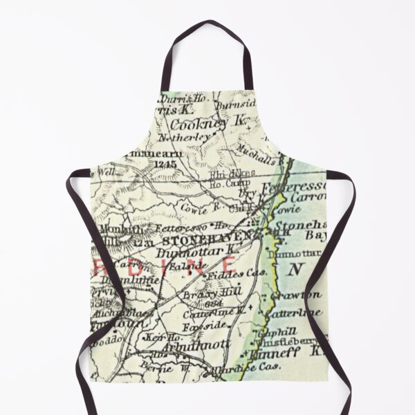 Item preview, STONEHAVEN & surrounding area map 1899 designed and sold by yourscotland.