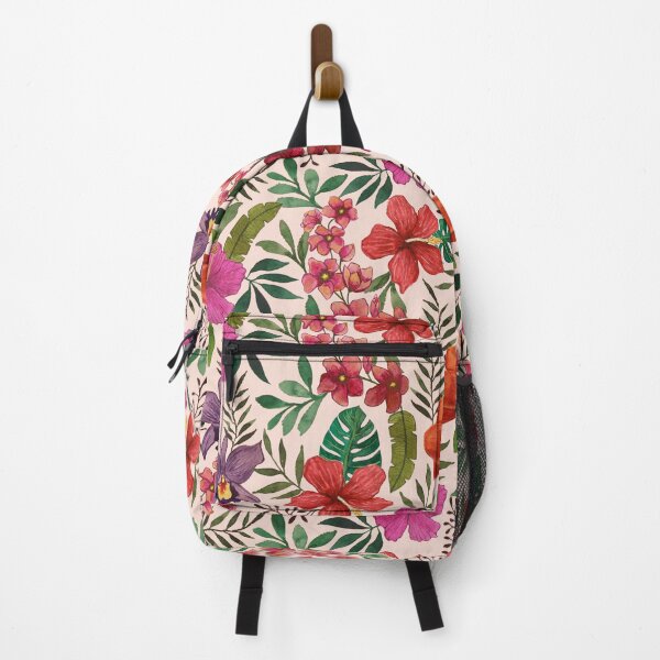 Item preview, Pink Tropical Flower Pattern designed and sold by Lauren Ullrich.