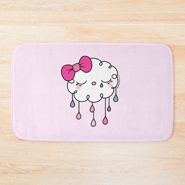 Item preview, sad cloud raindrops, crying cloud, cute kawaii cloud rain designed and sold by princessmi-com.