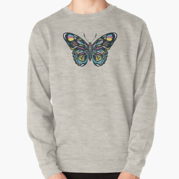 Butterflies Pullover Sweatshirt
