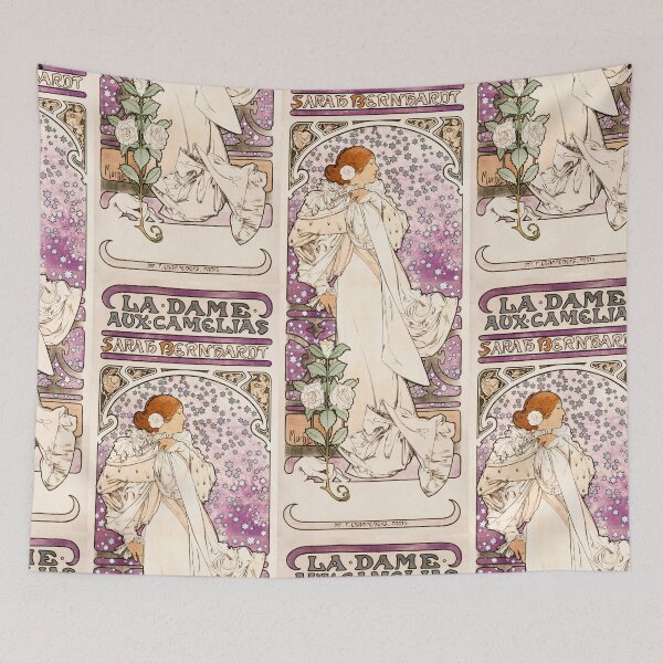Item preview, Vintage Poster  La dame, aux camelias, Sarah Bernhardt (1896) by Alphonse Maria Mucha designed and sold by Designedbysm.