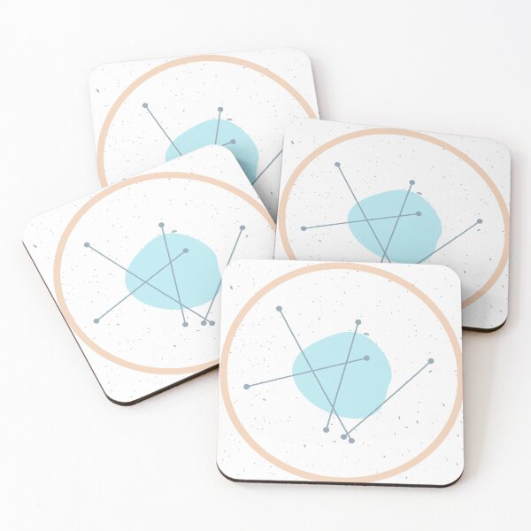 Item preview, Soft Spill Retro Abstract Mid Century Print designed and sold by JISRH.