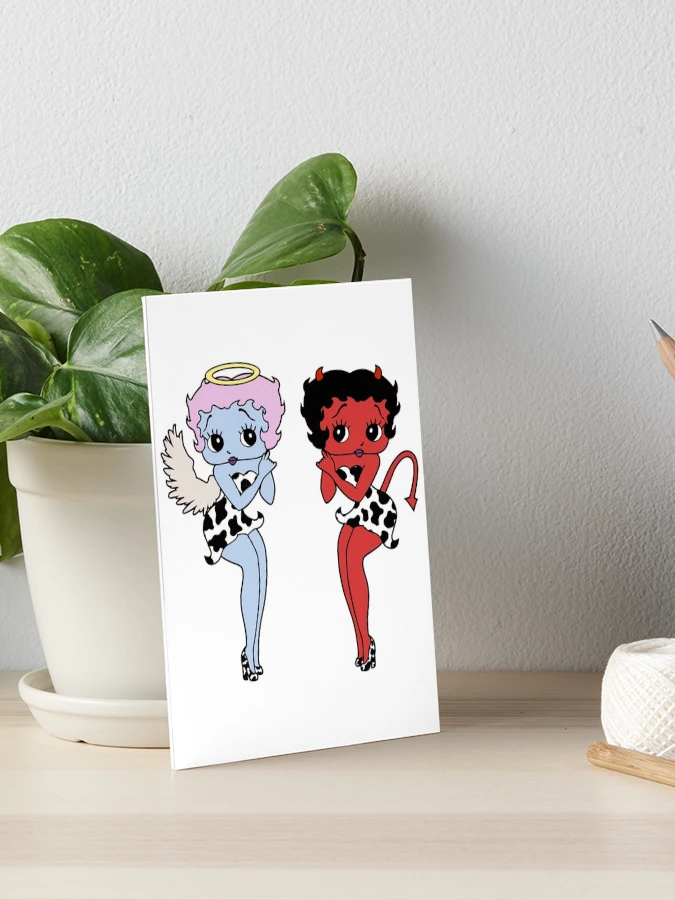 Betty Boop 30s 40s Cartoon Comic Heaven and Hell Devil Angel Halo