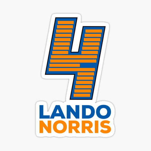 Lando Norris 2021 Sticker