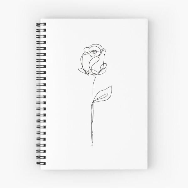 Item preview, Rose 2 - Arte lineal minimalista designed and sold by BlobSquiggle.