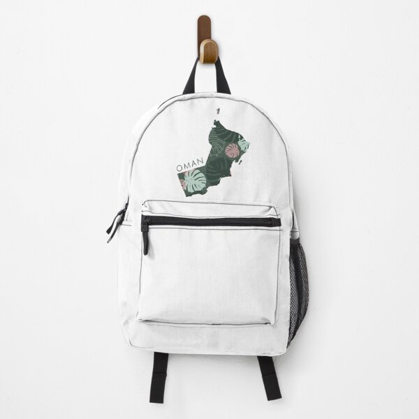 Item preview, Oman map with Monstera designed and sold by traveltheory.