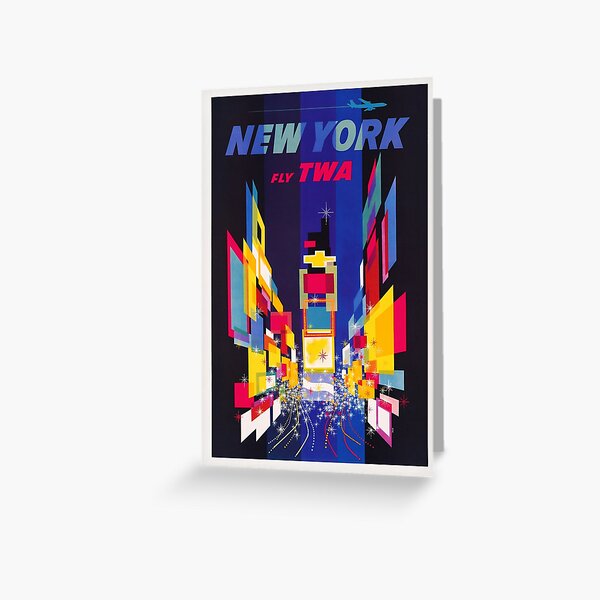 Item preview, Fly TWA New York - David Klein - 1960 designed and sold by CJET.