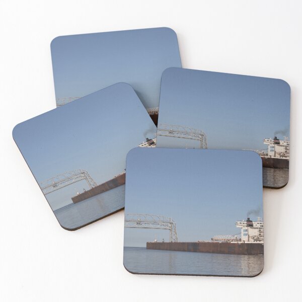 Item preview, Lake Freighter in Duluth Harbor designed and sold by HeuringGallery.