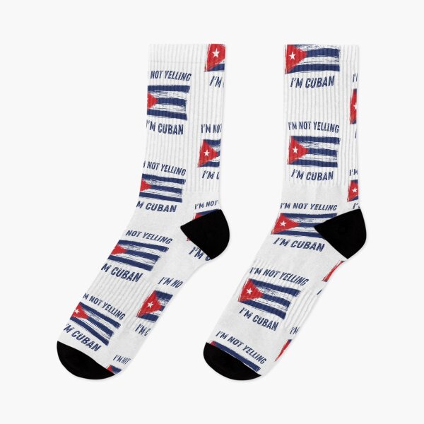 Item preview, I'm Not Yelling I'm Cuban | Cuba Flag designed and sold by Anton Ashraf.
