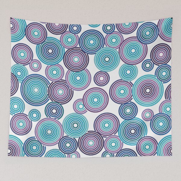 Item preview, Aboriginal Art Aborigine Australian Indigenous aboriginal Flag autochthon Bigambul Dots Circle Blue Purple Day Gift For Mother dotart Sister Painting Mom Mosaic designed and sold by MeryemSpace.
