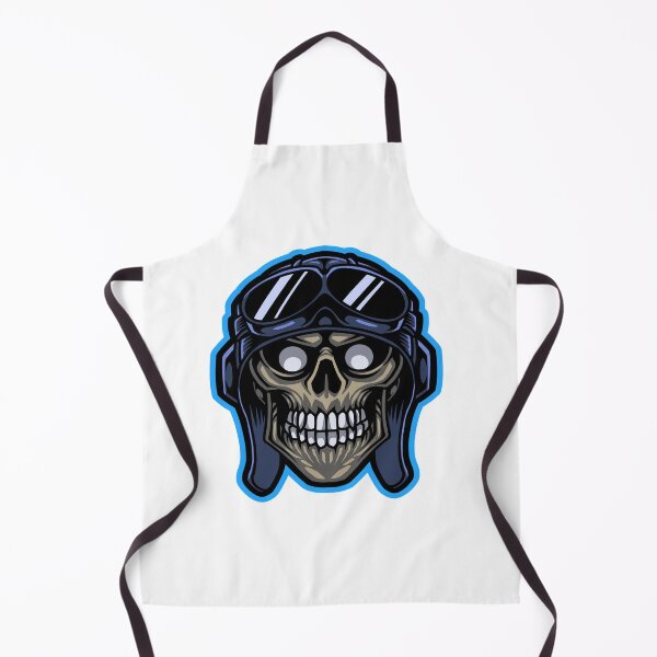 Item preview, neon skull wearing motorcycle helmet sticker designed and sold by hotifroti.