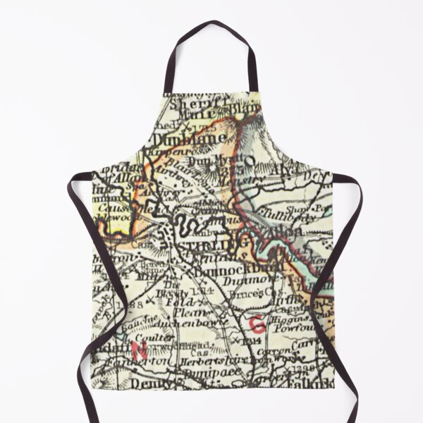 Item preview, STIRLING & surrounding area map 1898 designed and sold by yourscotland.