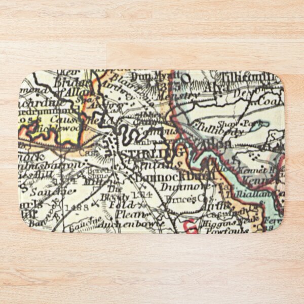 Item preview, STIRLING & surrounding area map 1898 designed and sold by yourscotland.