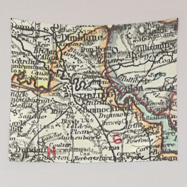 Item preview, STIRLING & surrounding area map 1898 designed and sold by yourscotland.