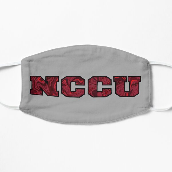 NCCU Swirls Flat Mask