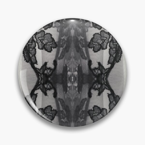 Item preview, Black and White Symmetric Floral Lace Pattern  designed and sold by LaceySkies.