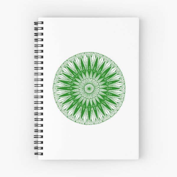 Item preview, Round mandala (green on white) designed and sold by Calen  Picard-Carroll.