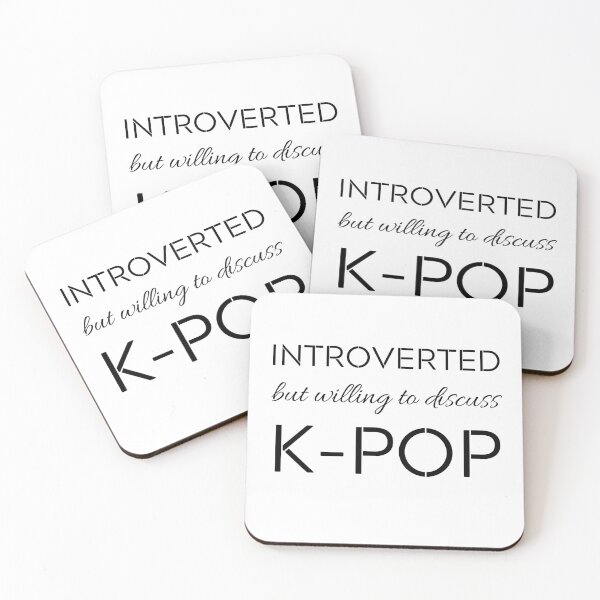 Item preview, INTROVERTED but willing to discuss KPOP designed and sold by ValAndVanya.